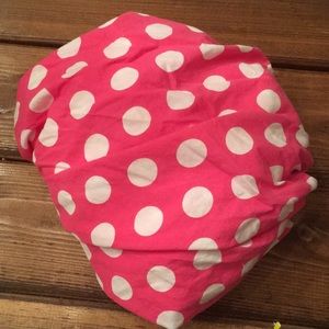Hot Pink Polka Dot Crib Mattress Sheet